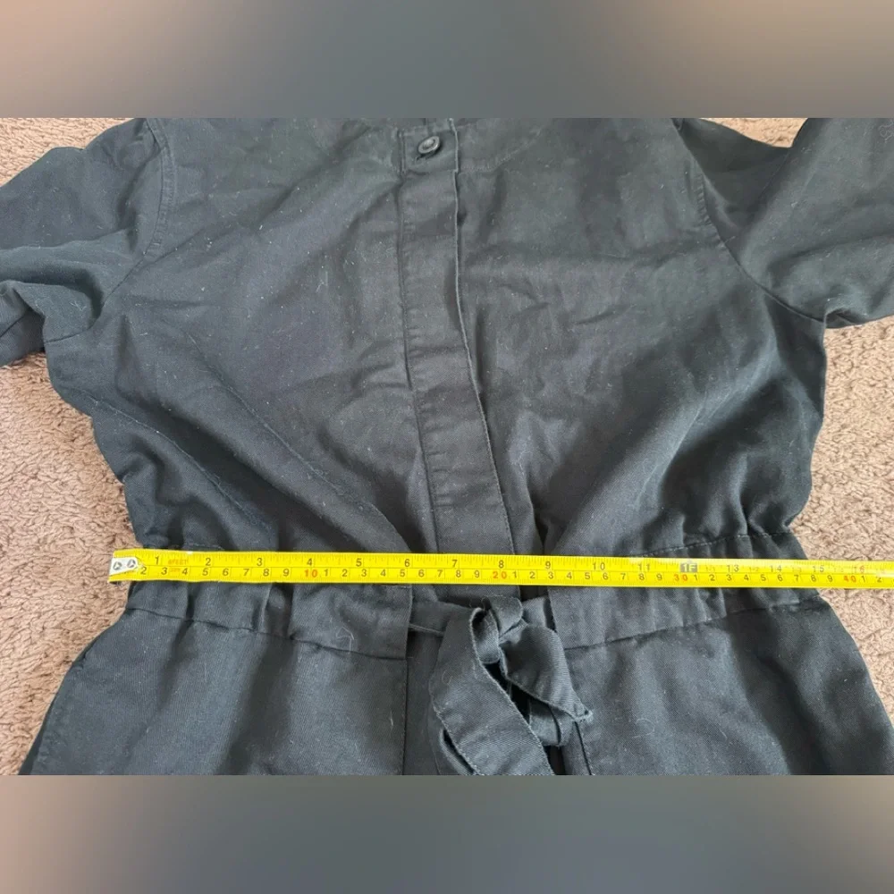 COS Black Long Sleeve Belted Jumpsuit Oversized Size XS - Picture 9 of 12
